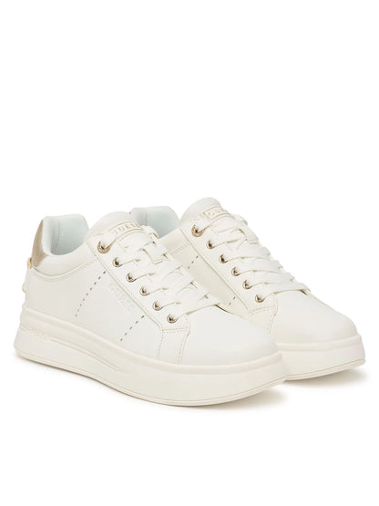 Sneakers Wesli bianche da donna di Guess dal design casual