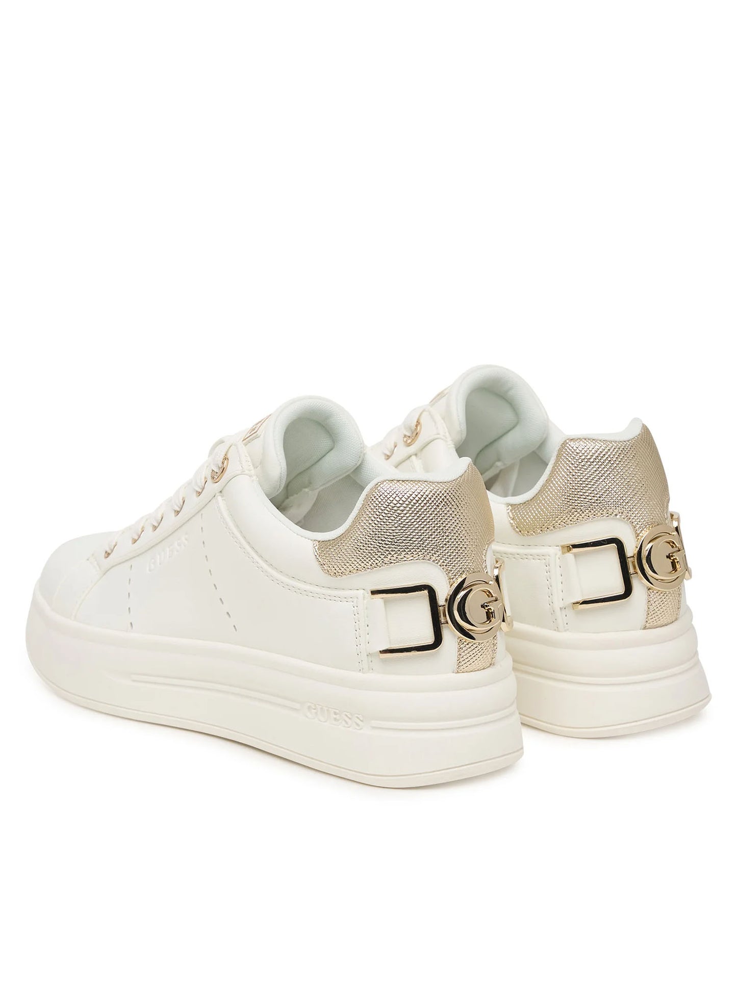 Sneakers Wesli bianche da donna di Guess dal design casual
