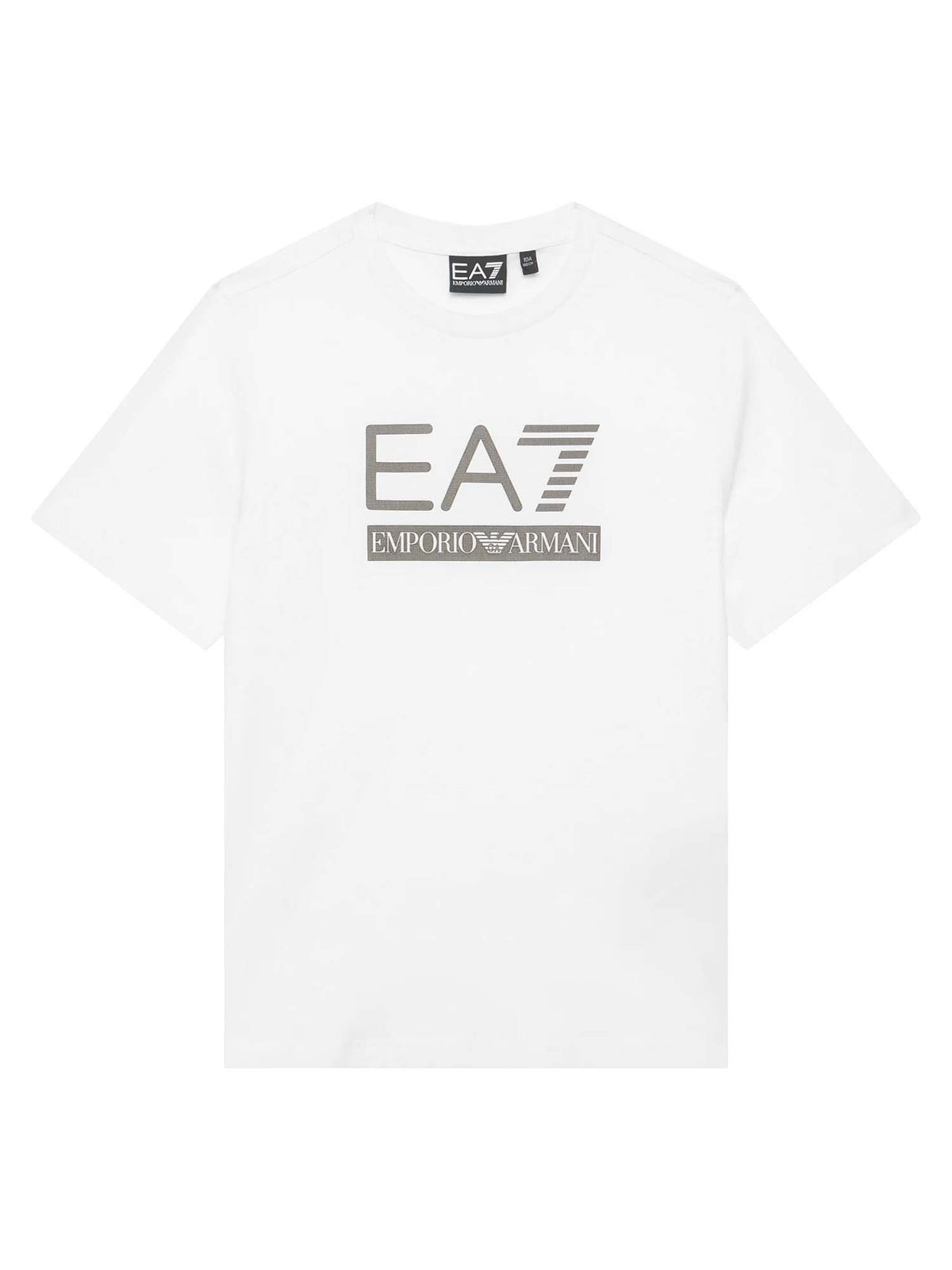 Ea7 Emporio Armani Train Visibility, t-shirt Unisex bambino bianca