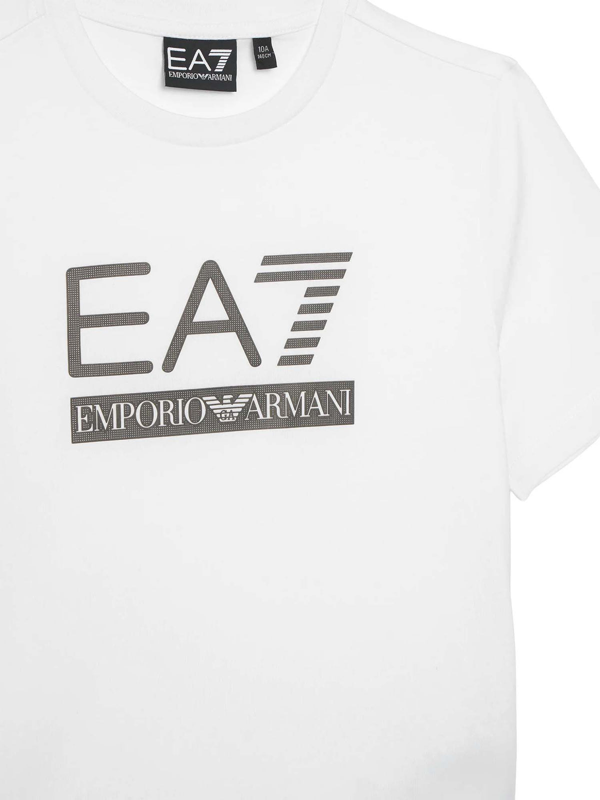 Ea7 Emporio Armani Train Visibility, t-shirt Unisex bambino bianca