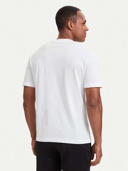 Ea7 Emporio Armani Train Visibility, t-shirt maniche corte da uomo bianca