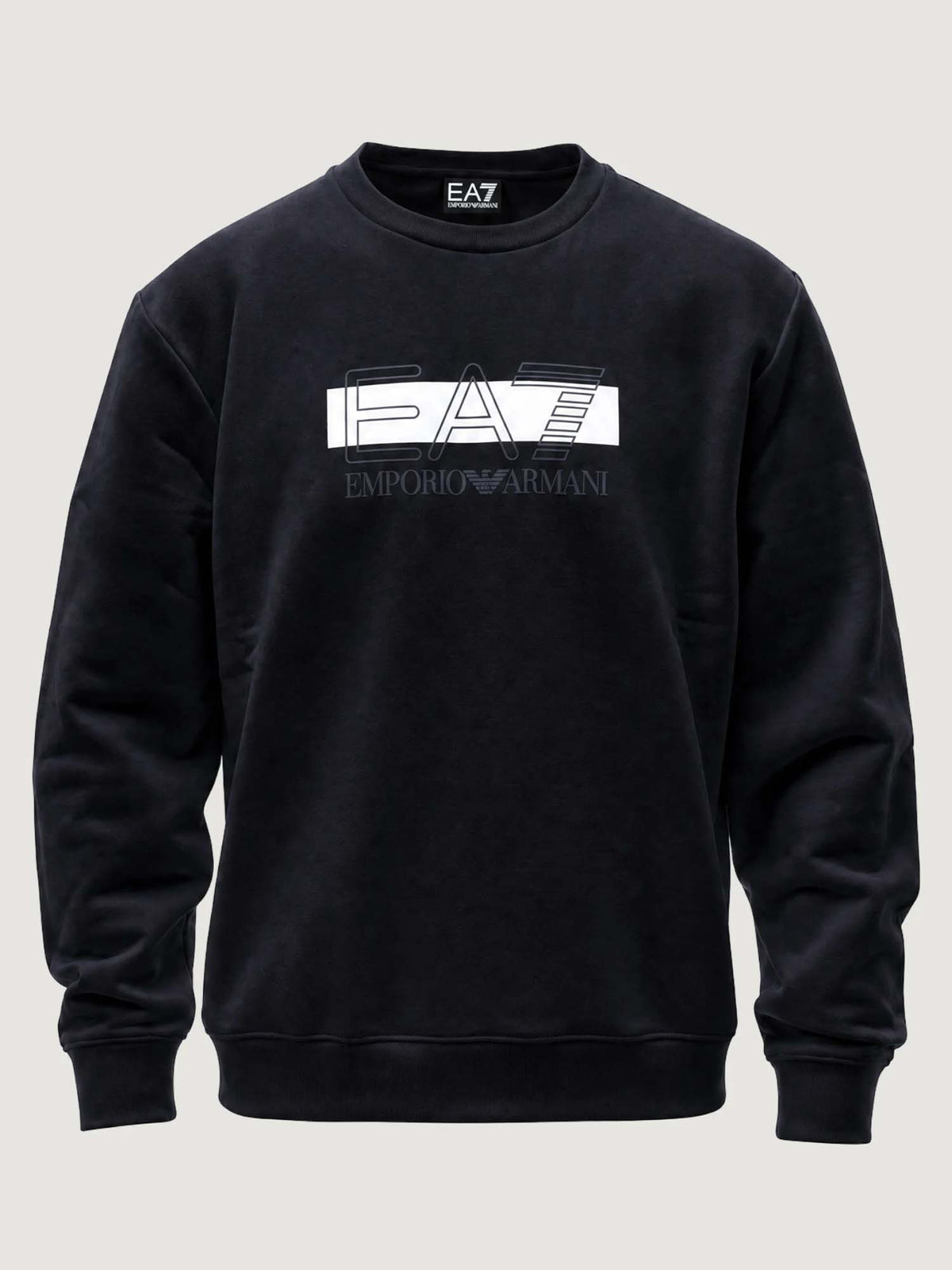 Ea7 Emporio Armani Train Visibility, felpa da uomo nera