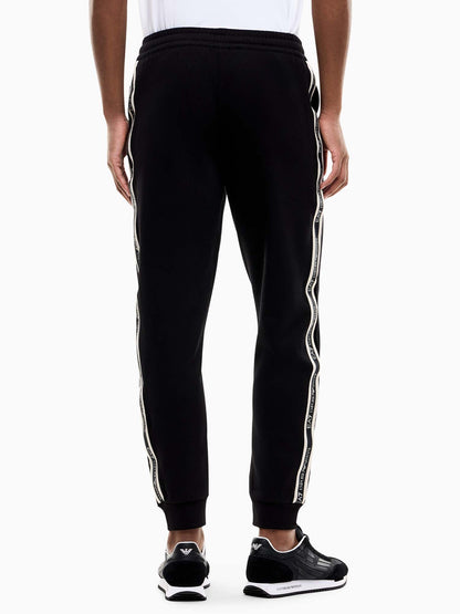Ea7 Emporio Armani Train Logo Serie, pantalone da uomo nero