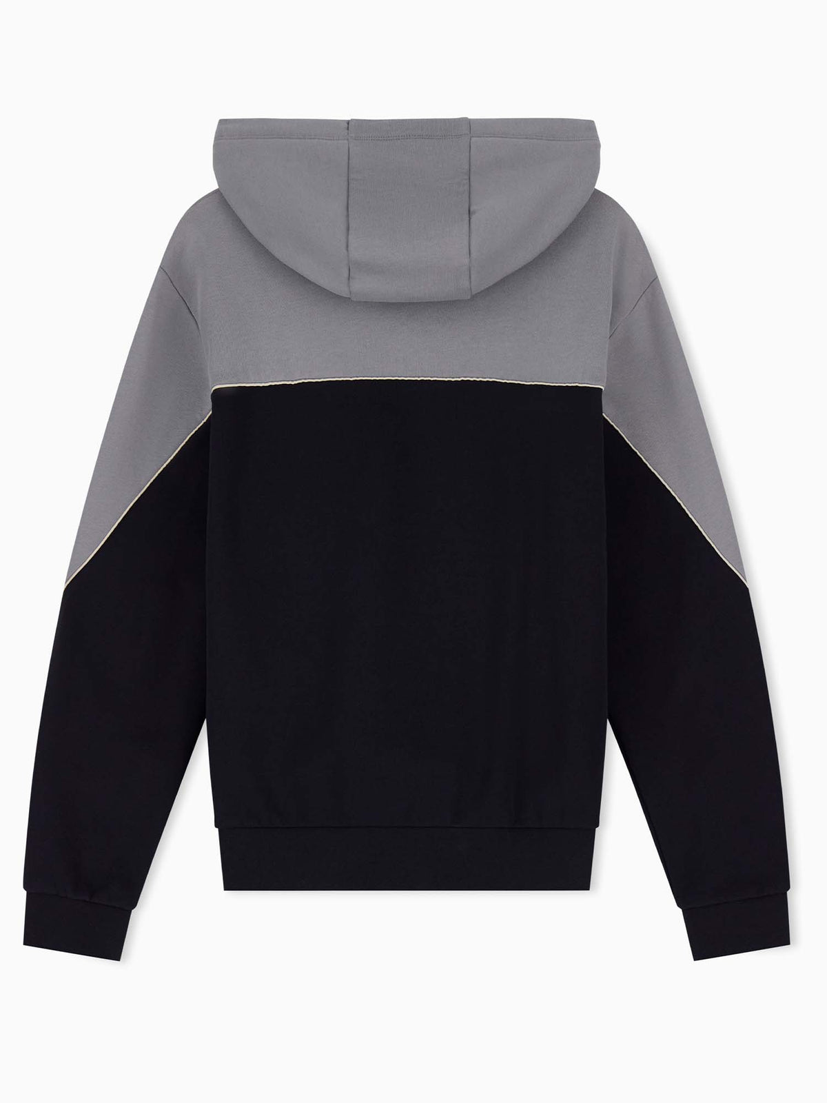Ea7 Emporio Armani Train Colourbloc, felpa da uomo nera
