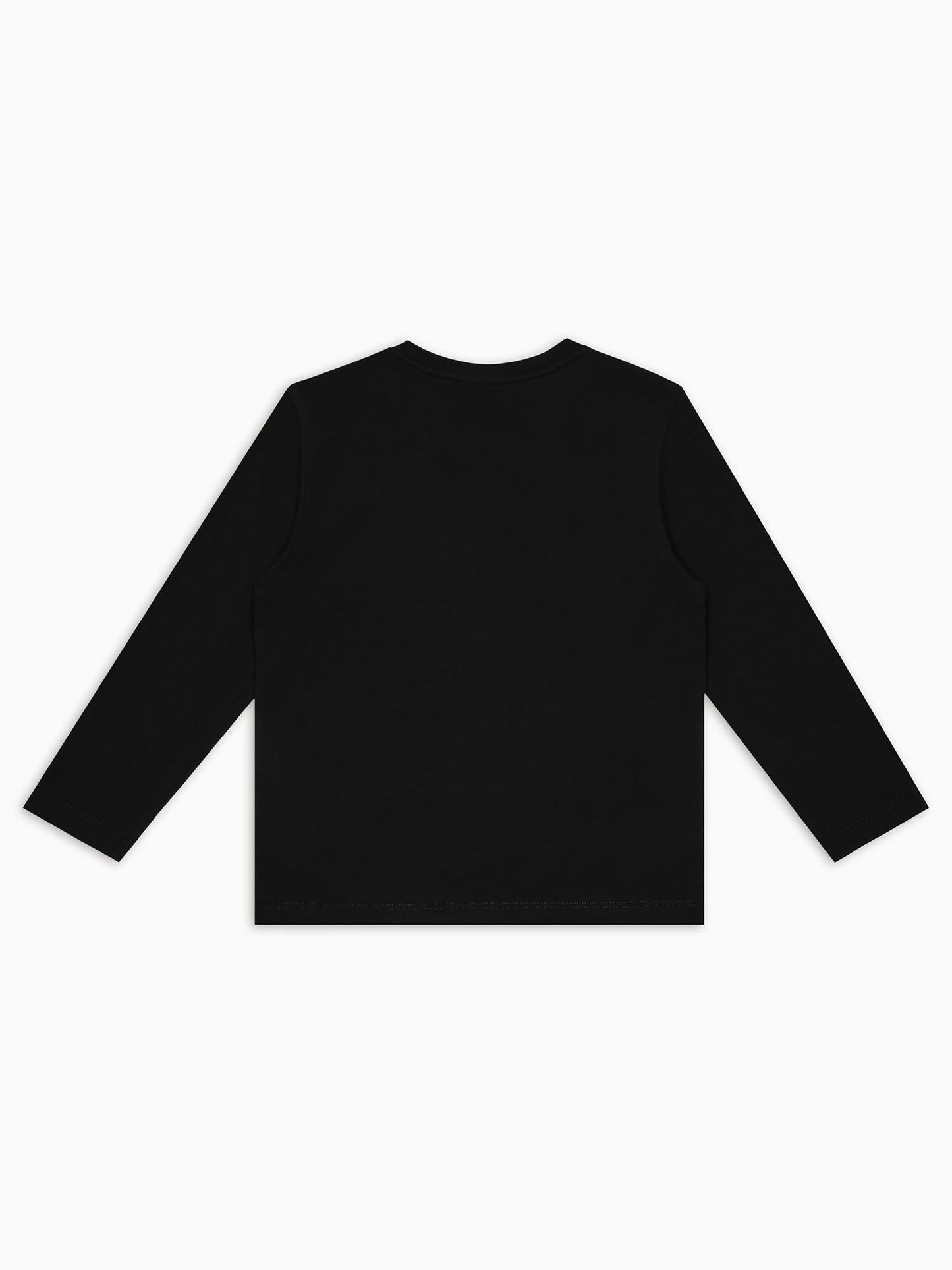 T-SHIRT MANICA LUNGA EA7 EMPORIO ARMANI BAMBINO NERO