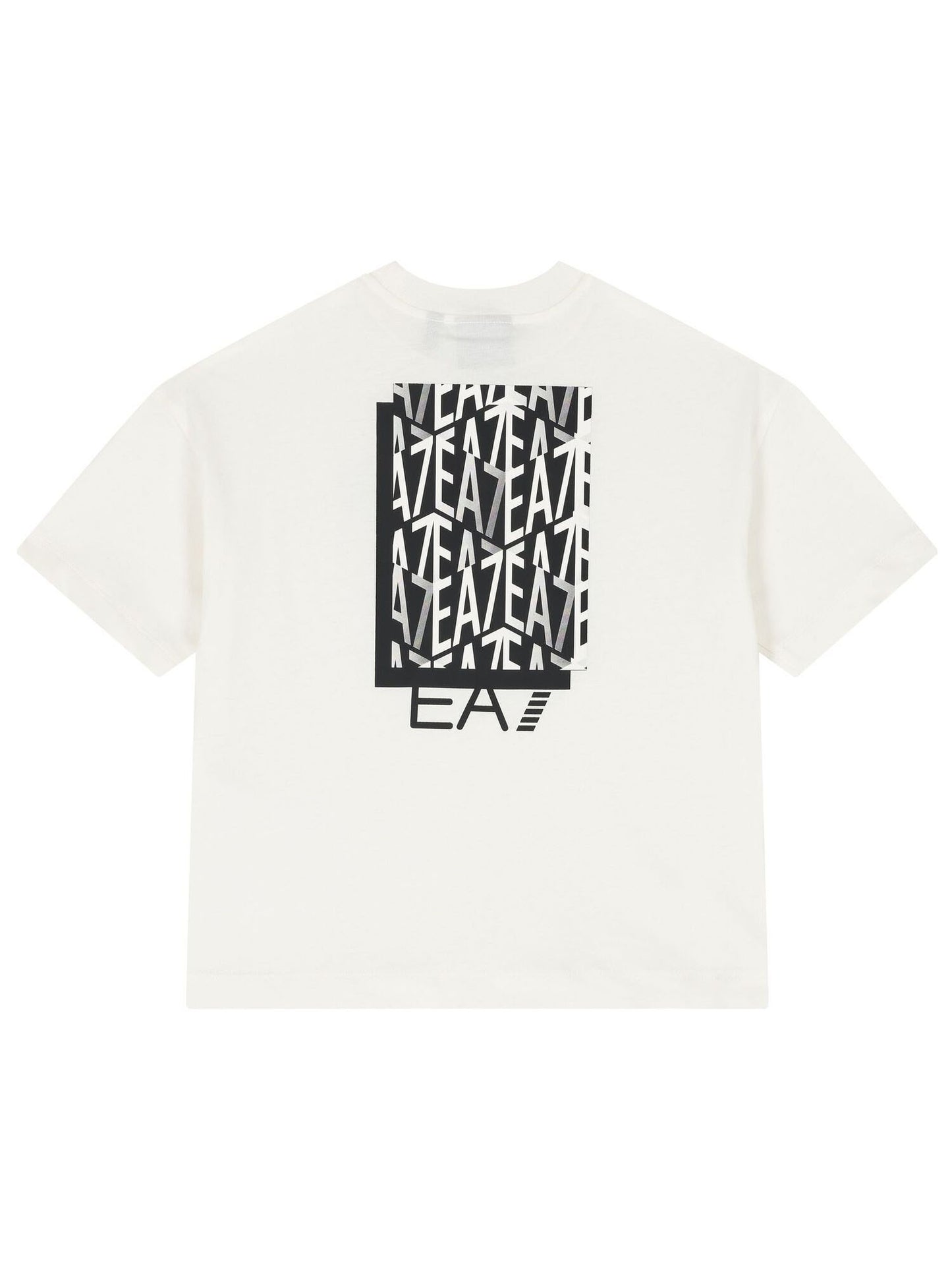 T-SHIRT GRAPHIC SERIE EA7 EMPORIO ARMANI BAMBINO BIANCO