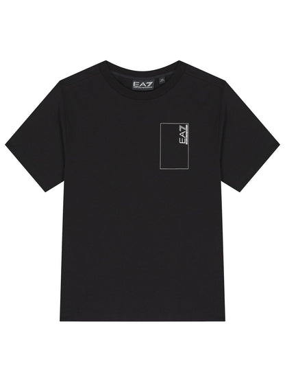 T-SHIRT GRAPHIC SERIE EA7 EMPORIO ARMANI BAMBINO NERO