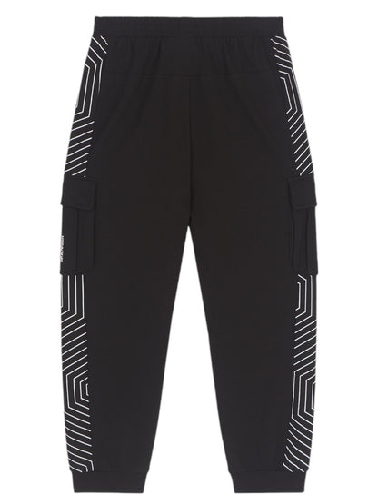 PANTALONE CARGO EA7 EMPORIO ARMANI BAMBINO NERO