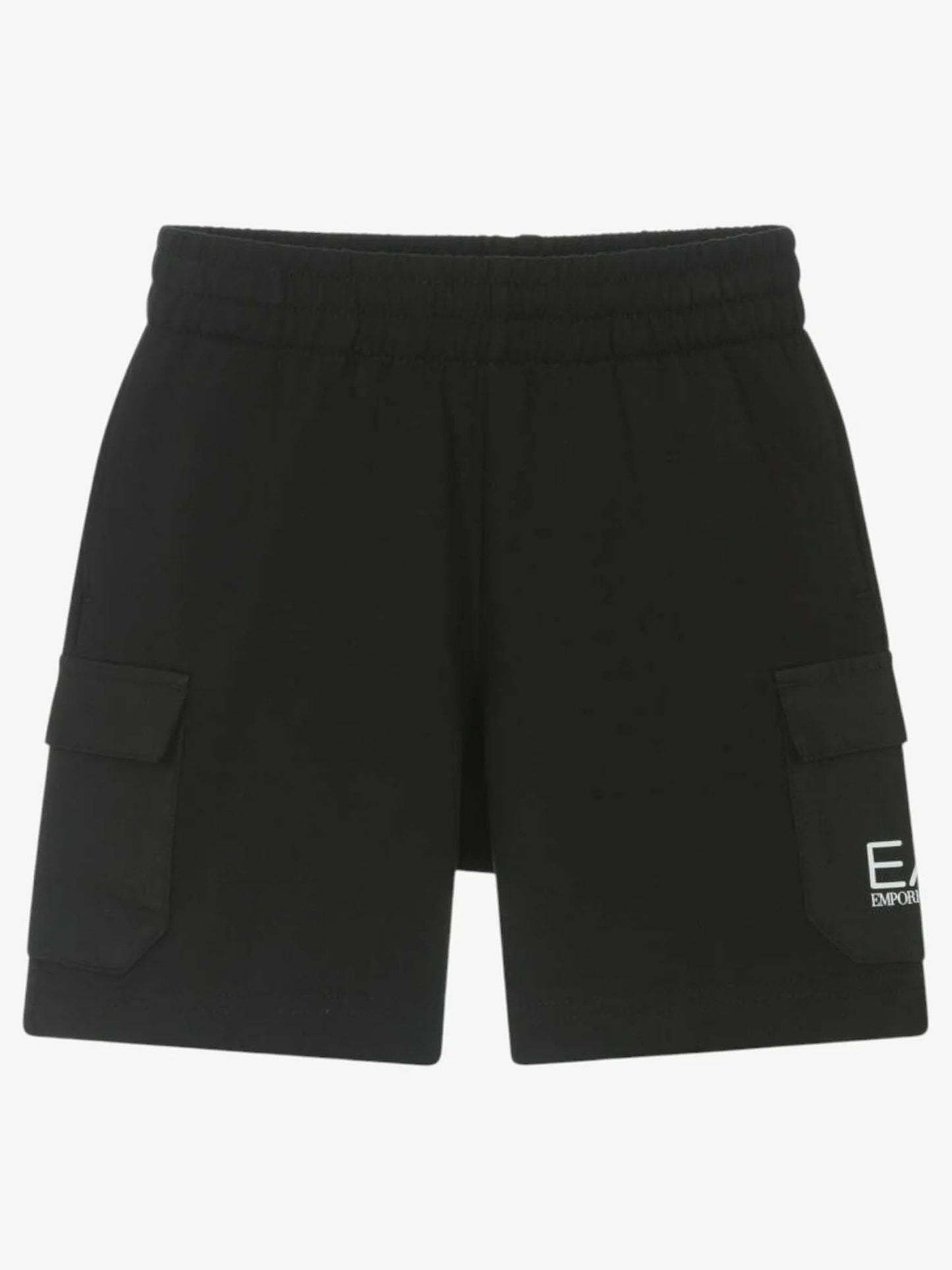 SHORT CARGO EA7 EMPORIO ARMANI BAMBINO NERO