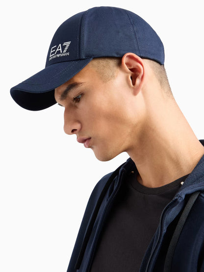 Cappello con visiera unisex EA7 Emporio Armani blu