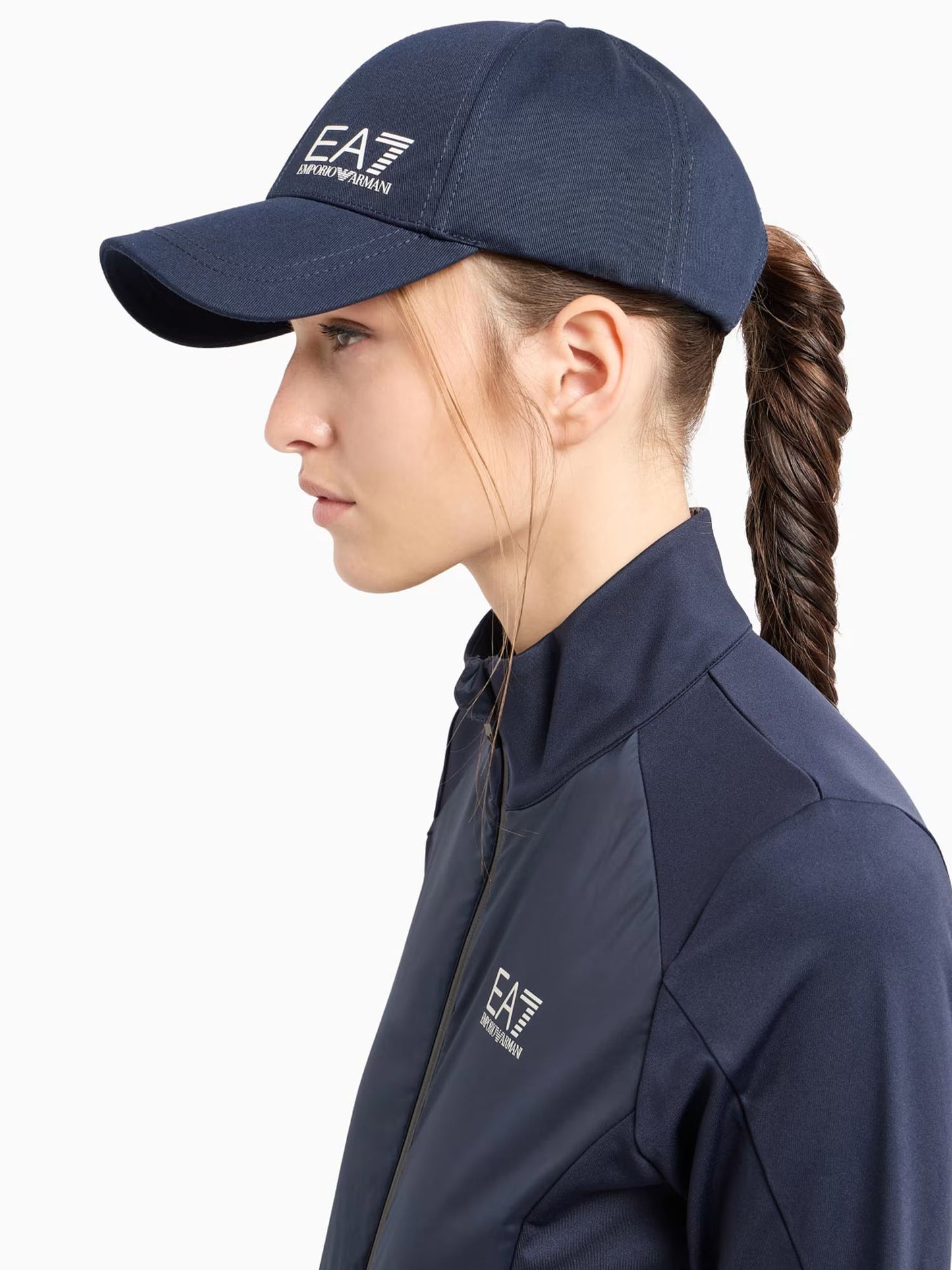 Cappello con visiera unisex EA7 Emporio Armani blu
