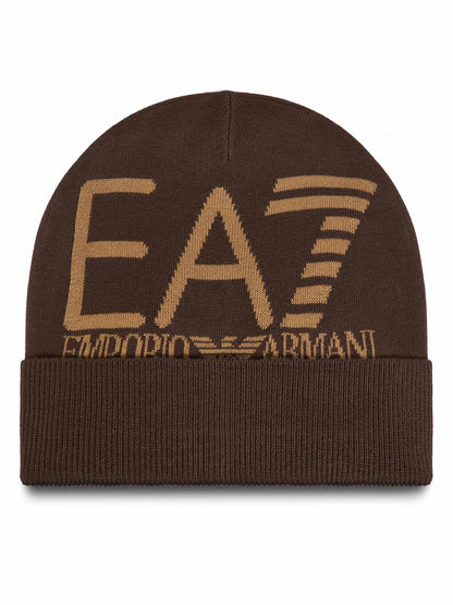 BEANIE VISIBILITY EA7 EMPORIO ARMANI UNISEX ADULTO MARRONE