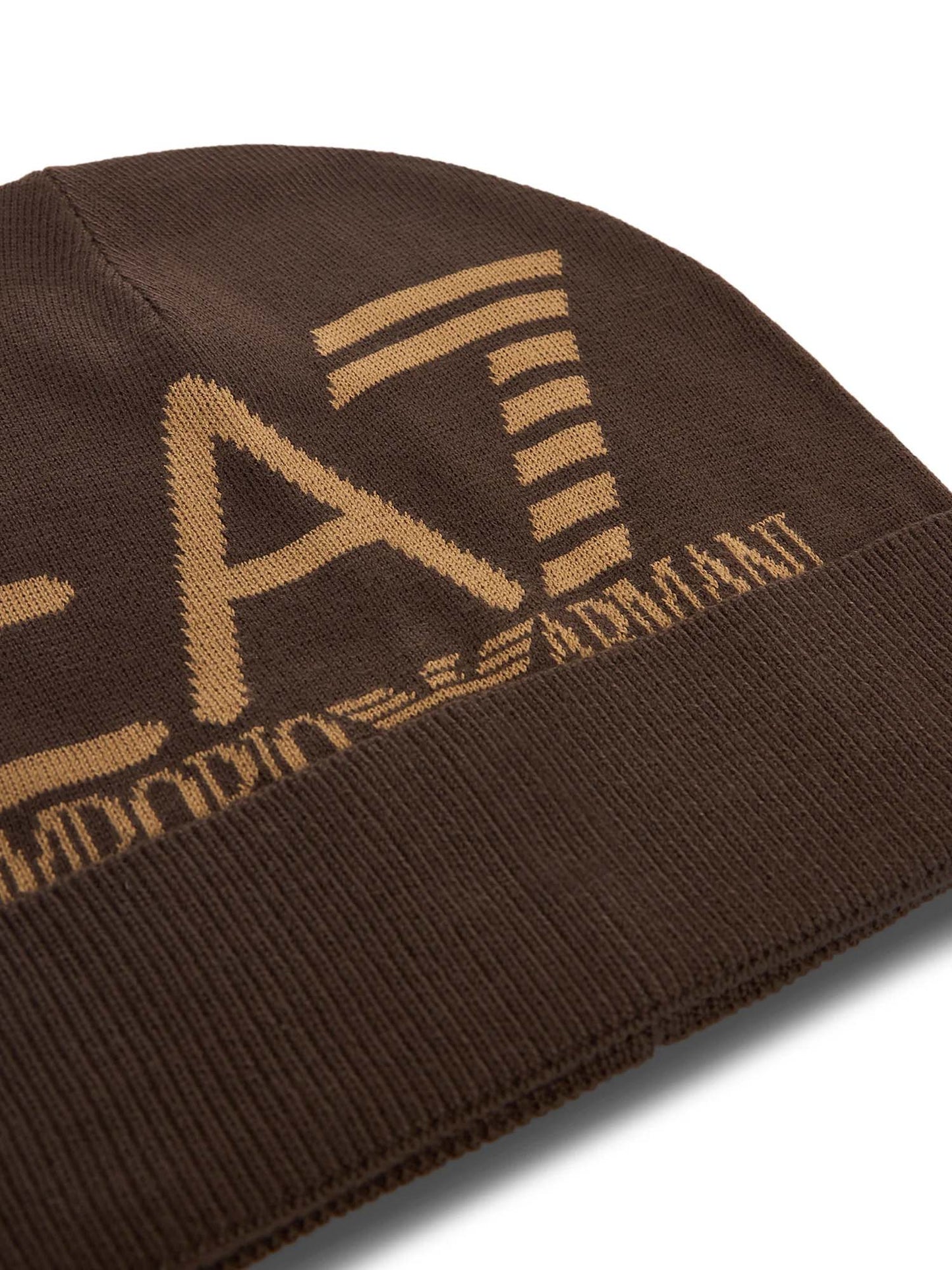 BEANIE VISIBILITY EA7 EMPORIO ARMANI UNISEX ADULTO MARRONE