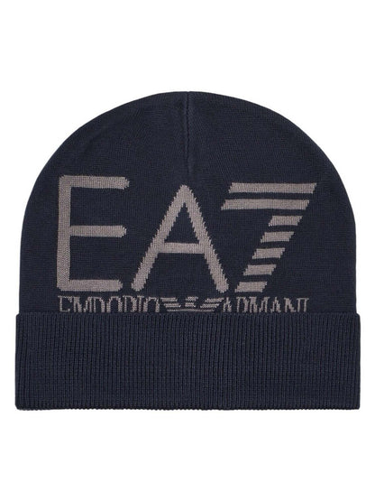 Ea7 Emporio Armani Mountain Beanie, cappello unisex adulto blu