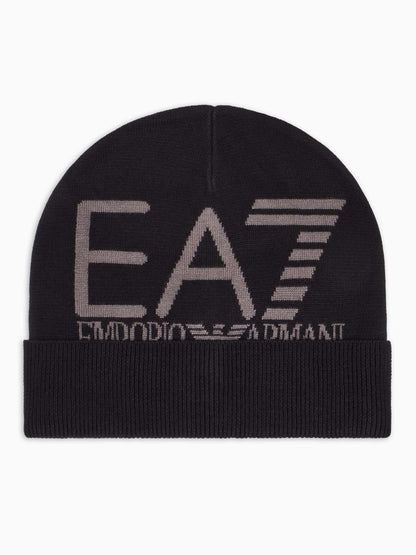 BEANIE VISIBILITY EA7 EMPORIO ARMANI UNISEX ADULTO  NERO