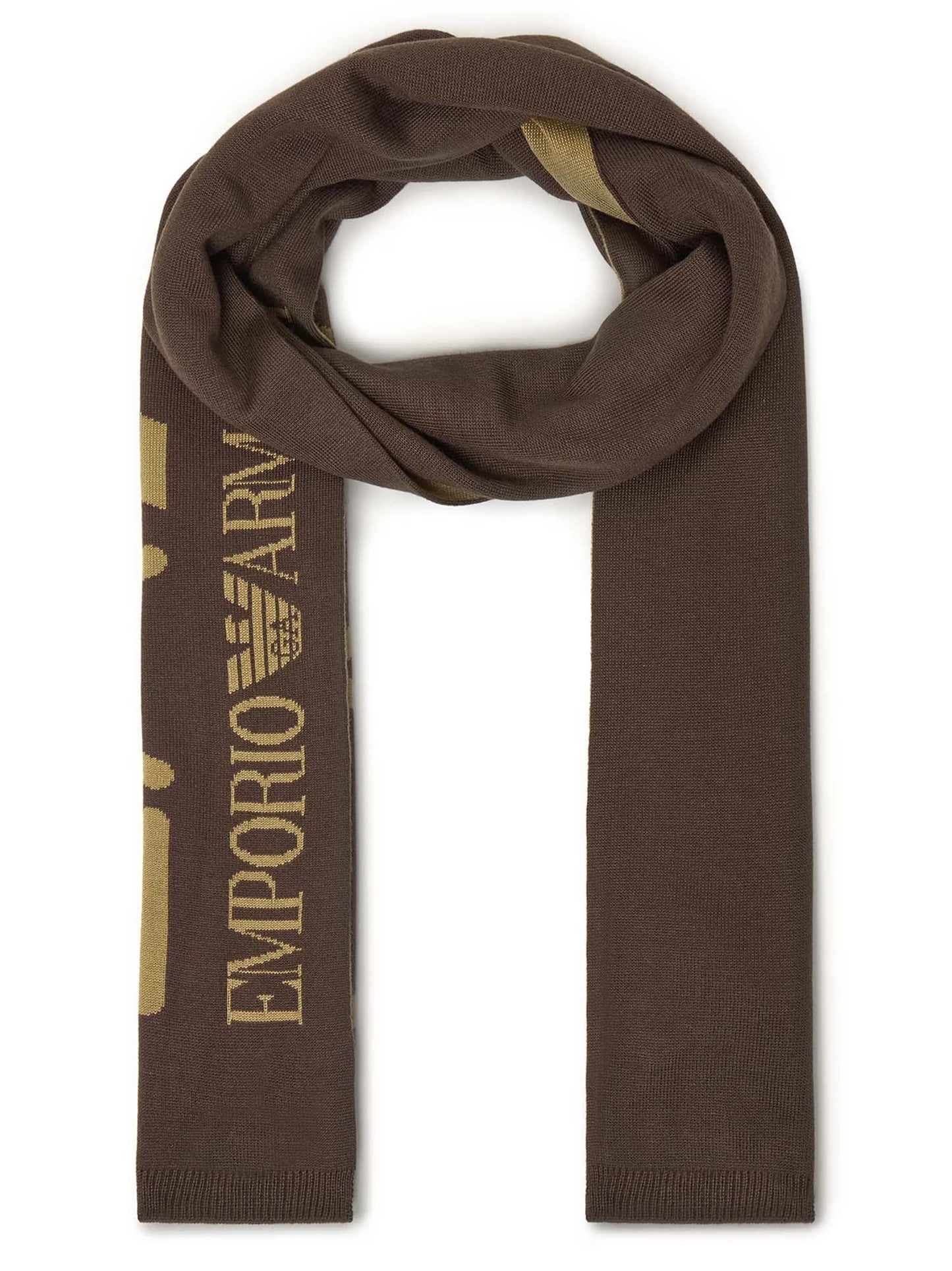 SCIARPA VISIBILITY EA7 EMPORIO ARMANI UNISEX ADULTO MARRONE