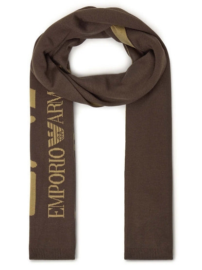 SCIARPA VISIBILITY EA7 EMPORIO ARMANI UNISEX ADULTO MARRONE