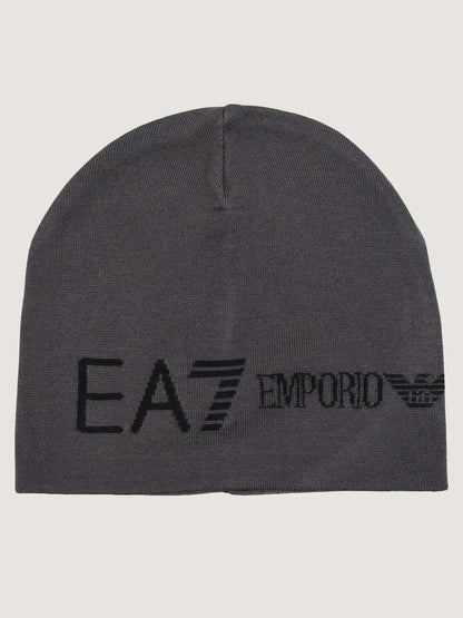 Ea7 Emporio Armani Mountain Beanie, cappello Unisex adulto grigio