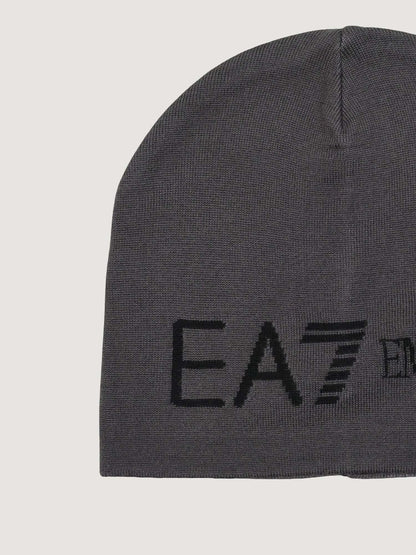 Ea7 Emporio Armani Mountain Beanie, cappello Unisex adulto grigio