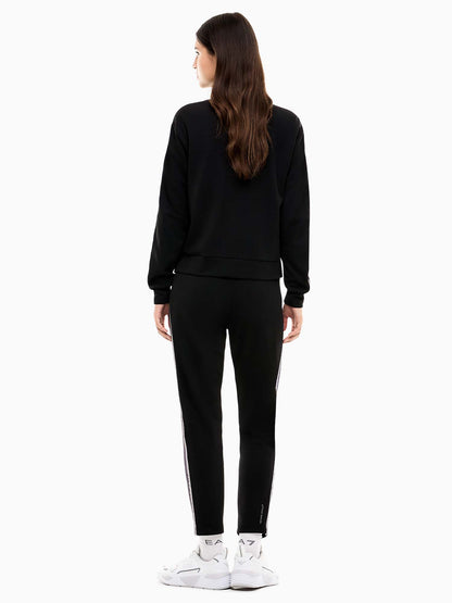 Ea7 Emporio Armani Natural Ventus7, pantalone da donna nero