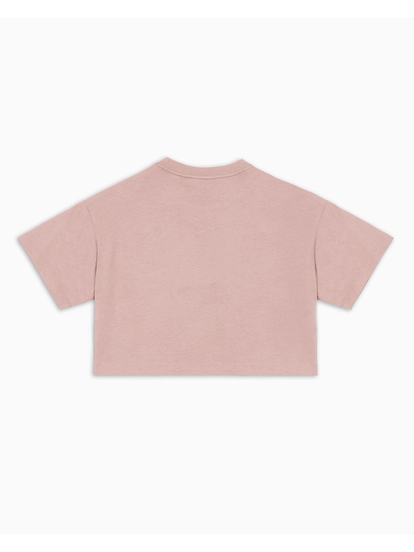 T-SHIRT LOGO IRIDESCENTE EA7 EMPORIO ARMANI BAMBINA ROSA