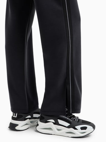 PANTALONE AMPIO IN MODAL EA7 EMPORIO ARMANI DONNA NERO