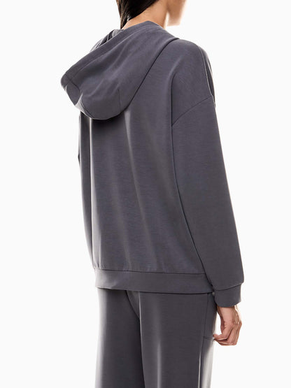 FELPA CORE LADY EA7 EMPORIO ARMANI DA DONNA GRIGIO