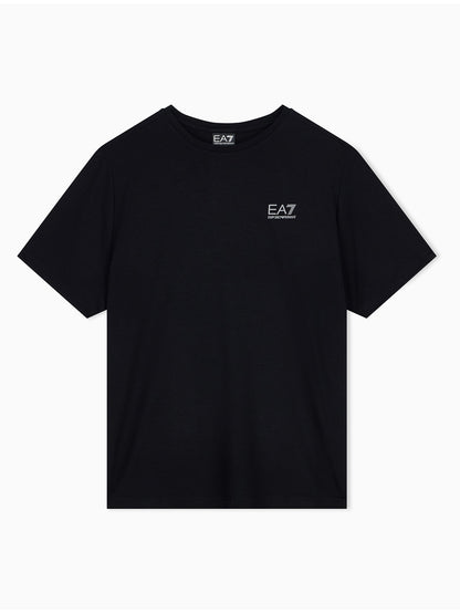 Ea7 Emporio Armani Natural Ventus7, t-shirt maniche corte da donna nera