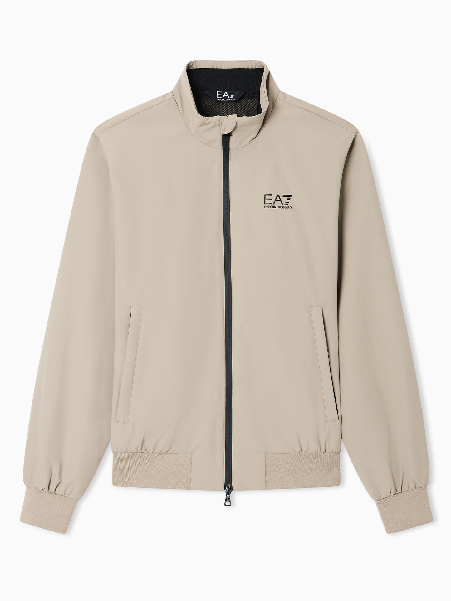 Giubbino EA7 Emporio Armani beige da uomo per la primavera