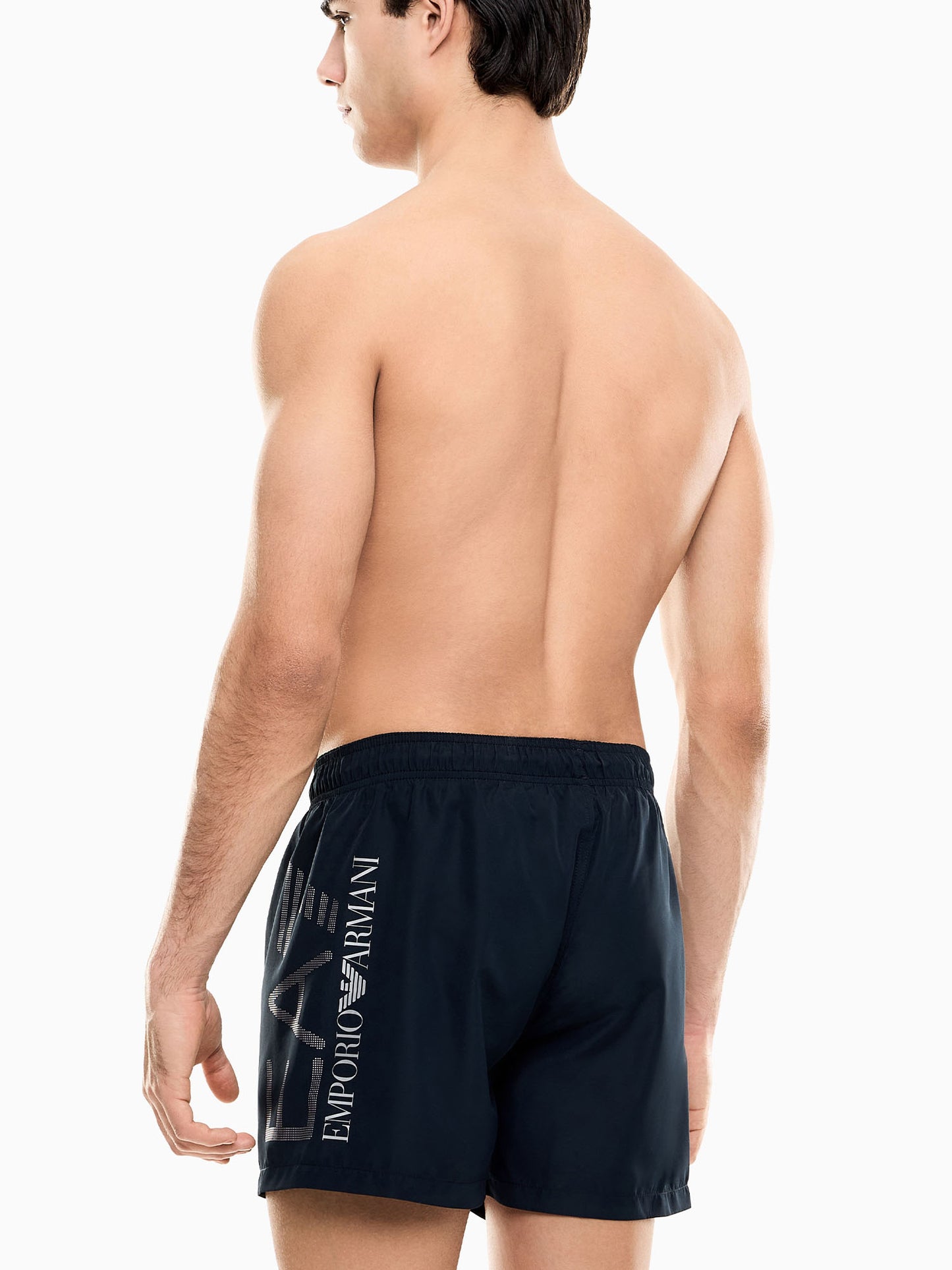 Boxer da spiaggia da uomo blu EA7 Emporio Armani