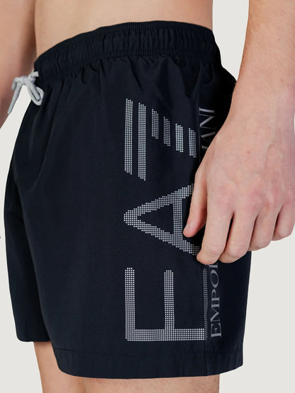 Costume boxer da uomo EA7 Emporio Armani nero