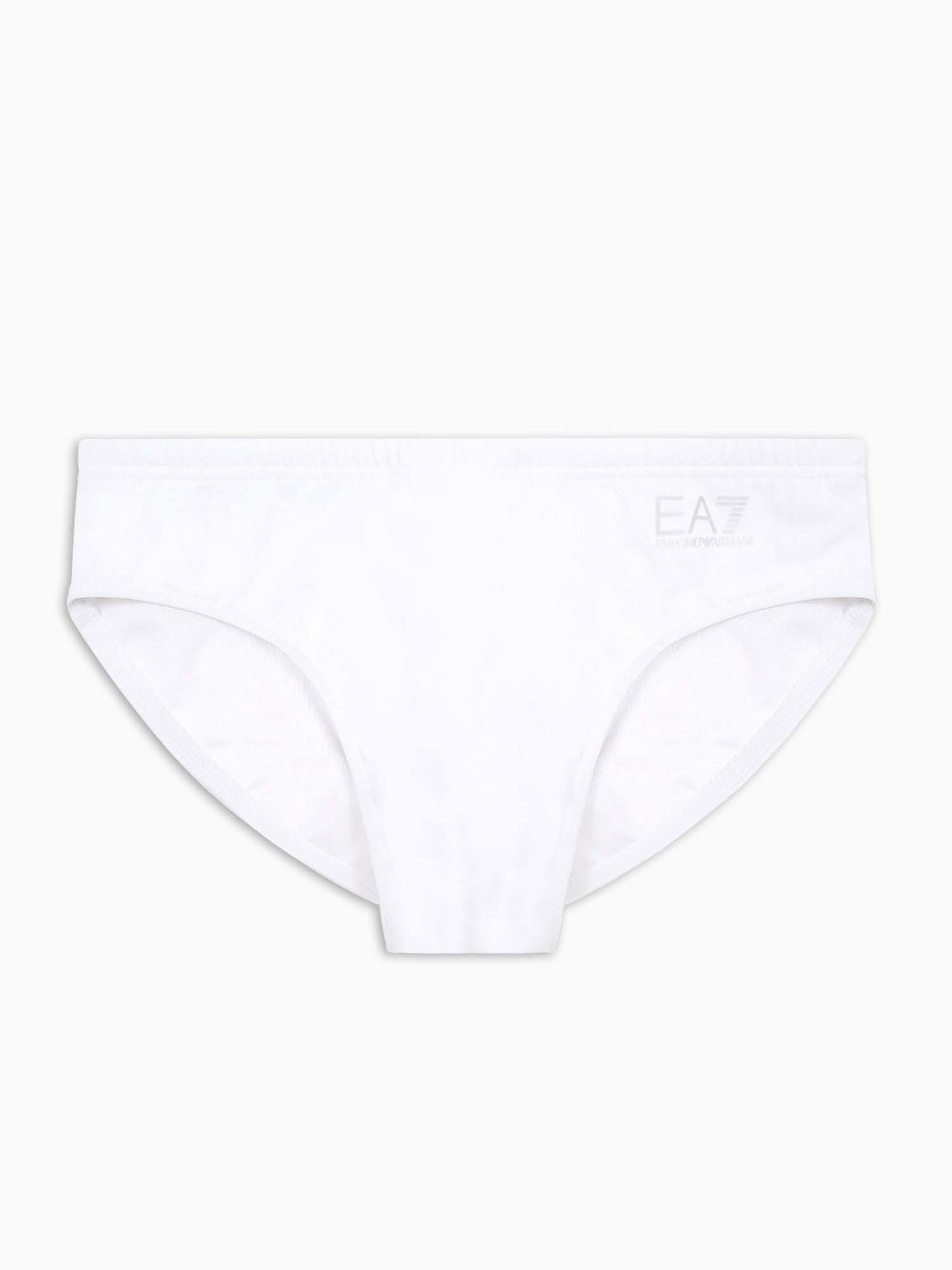 Slip da uomo bianco EA7 Emporio Armani per mare e piscina