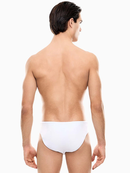 Slip da uomo bianco EA7 Emporio Armani per mare e piscina