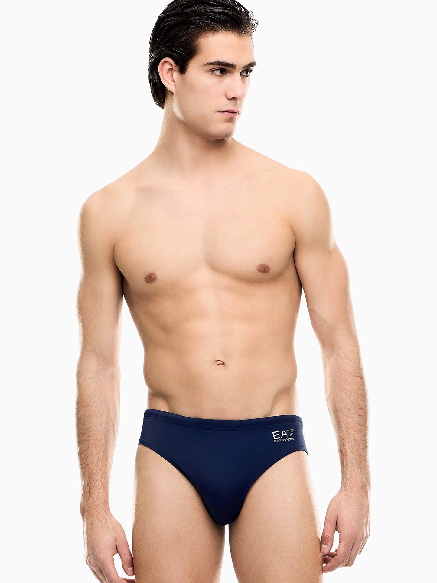 Slip costume uomo Ea7 Emporio Armani blu per la primavera-estate