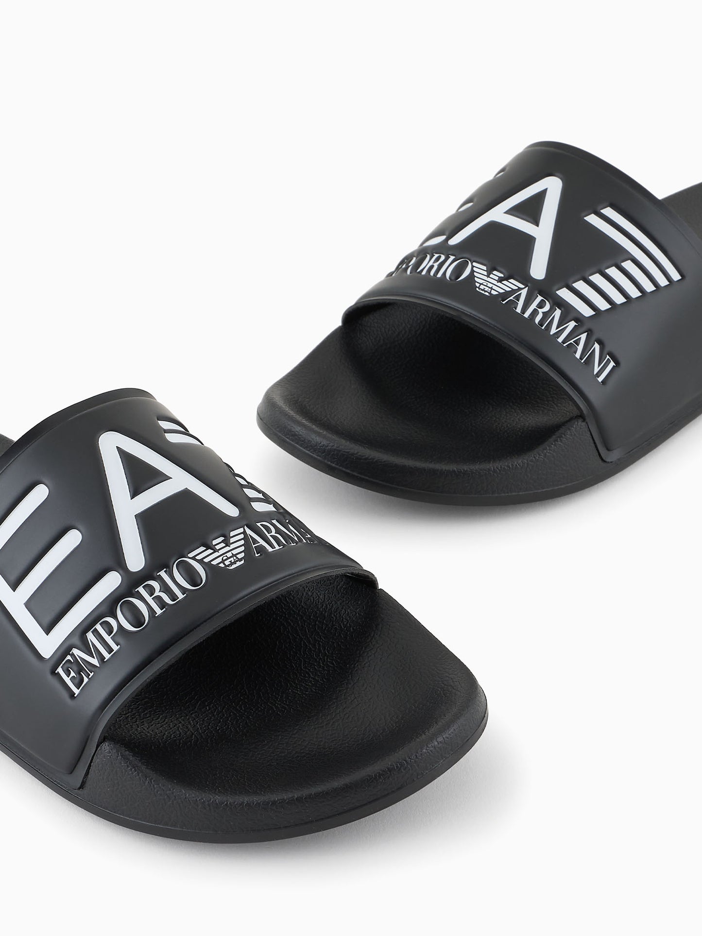 Ciabatte uomo Ea7 Emporio Armani multicolor con logo oversize