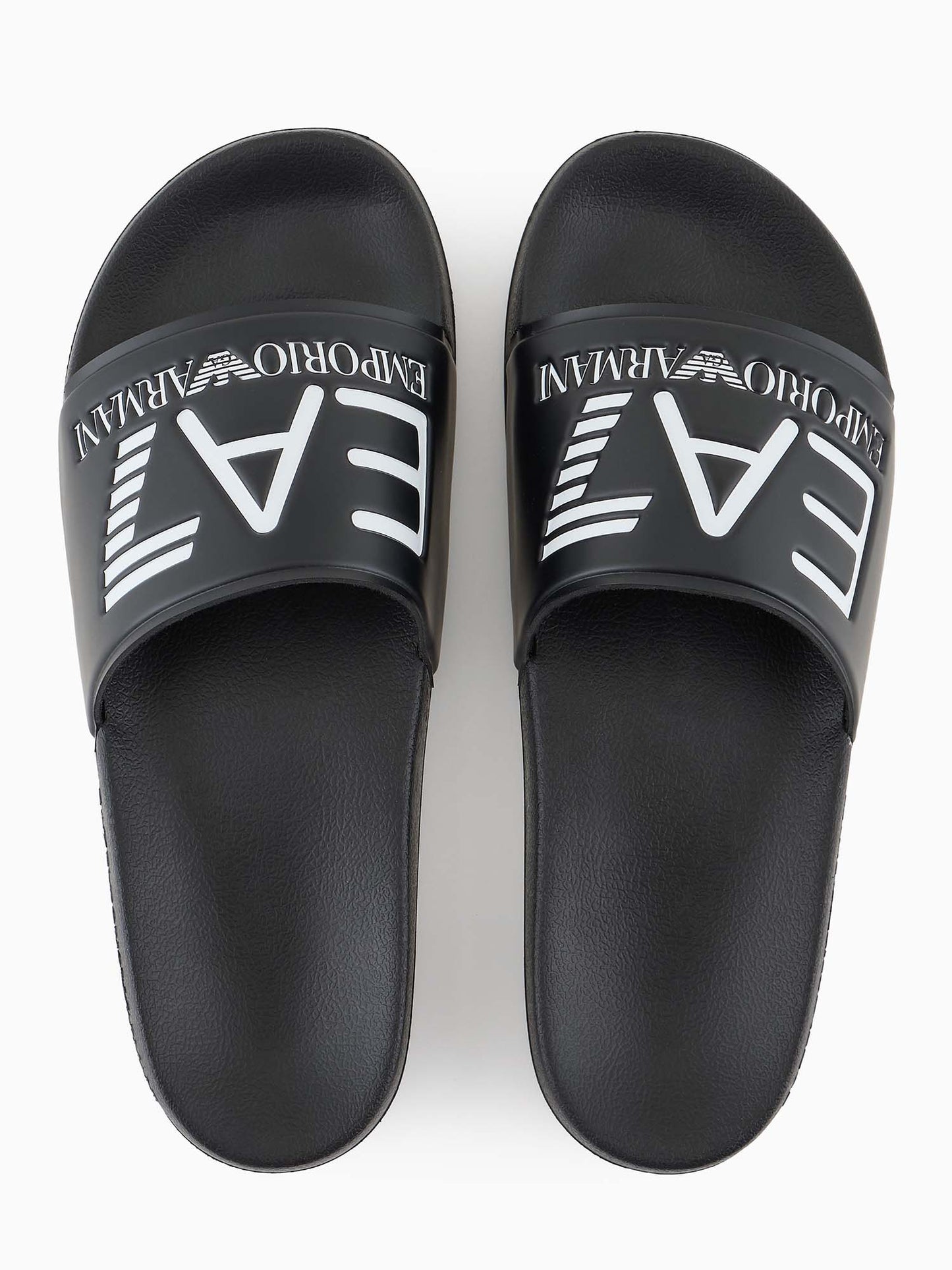 Ciabatte uomo Ea7 Emporio Armani multicolor con logo oversize