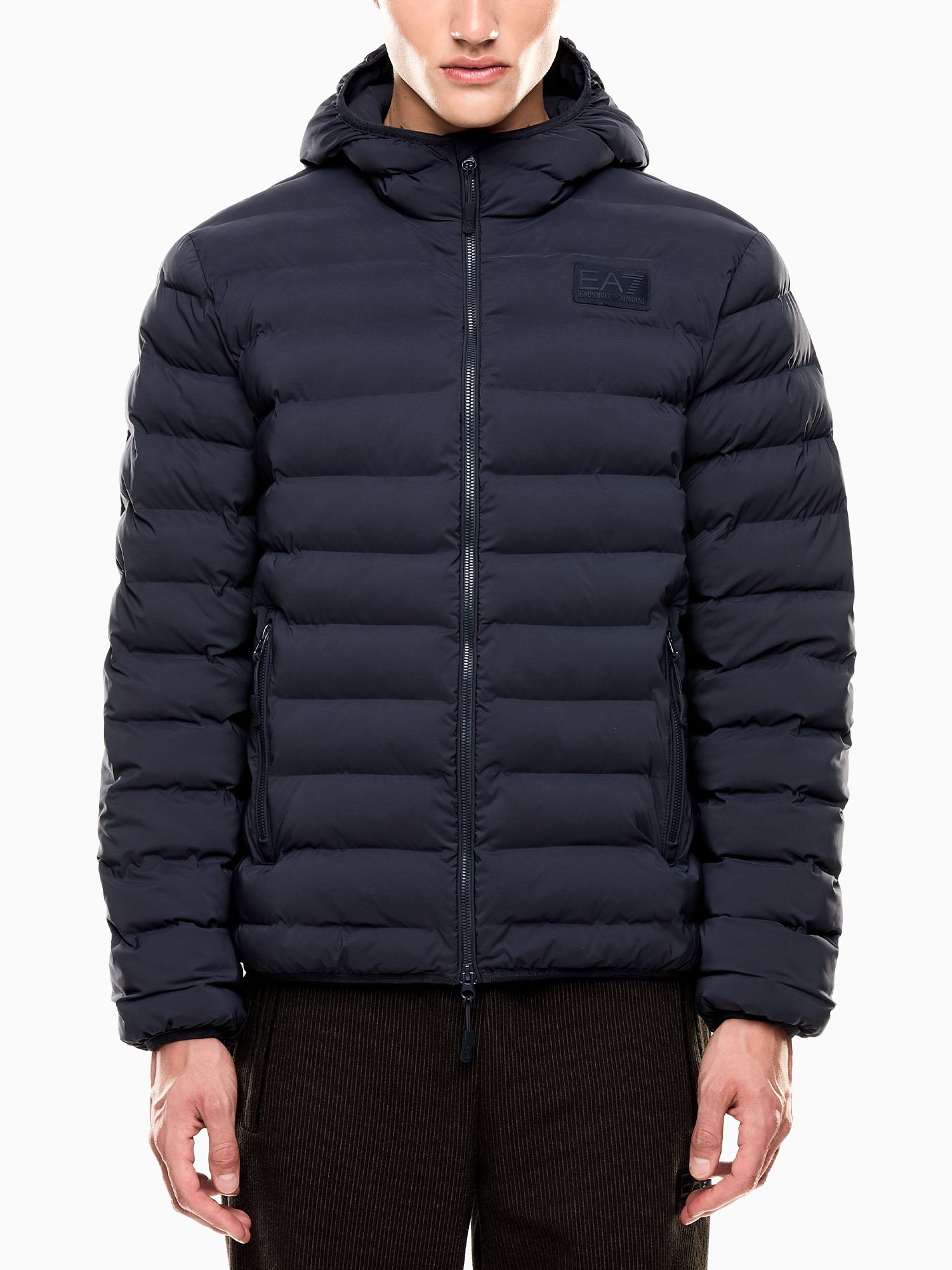 Giubbino uomo EA7 Emporio Armani Eco Down blu invernale