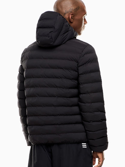 Ea7 Emporio Armani Eco Down Jkt, giubbotto da uomo nero