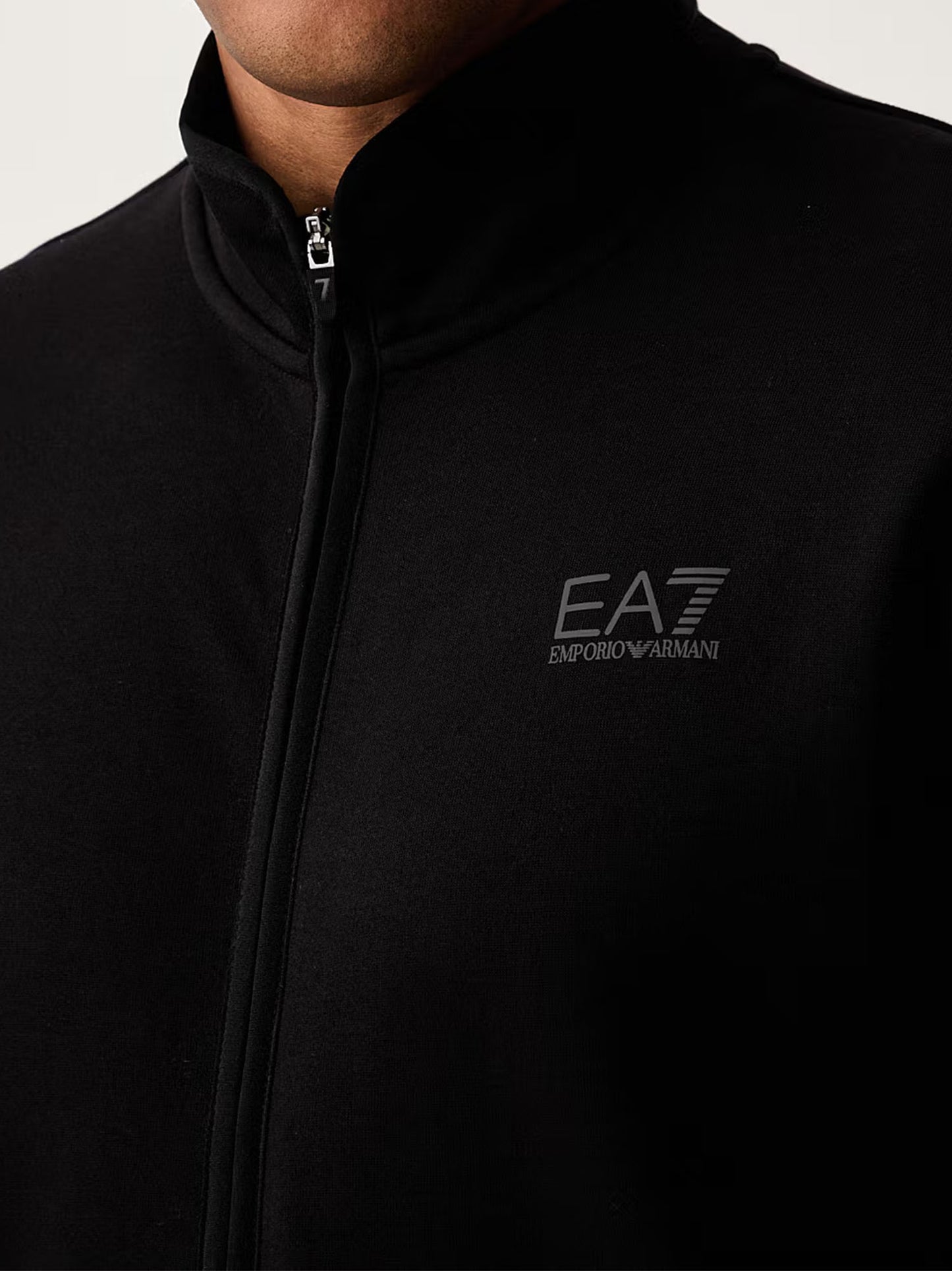 Ea7 Emporio Armani Natural Ventus7, felpa da uomo nera