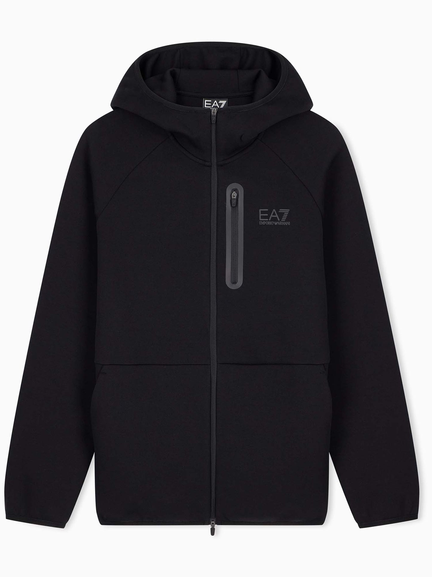 Ea7 Emporio Armani Natural Ventus7, felpa da uomo nera