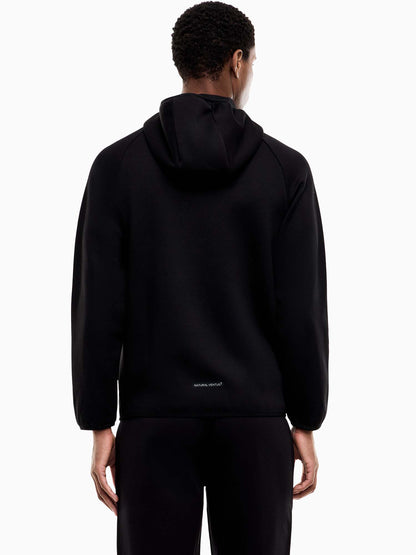 Ea7 Emporio Armani Natural Ventus7, felpa da uomo nera