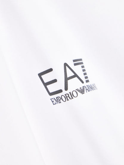Ea7 Emporio Armani Natural Ventus7, t-shirt maniche corte da uomo bianca