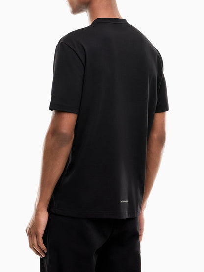 Ea7 Emporio Armani Natural Ventus7, t-shirt da uomo nera