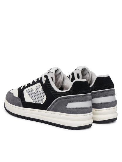 Ea7 Emporio Armani Slasher Eagle, sneakers da uomo multicolore