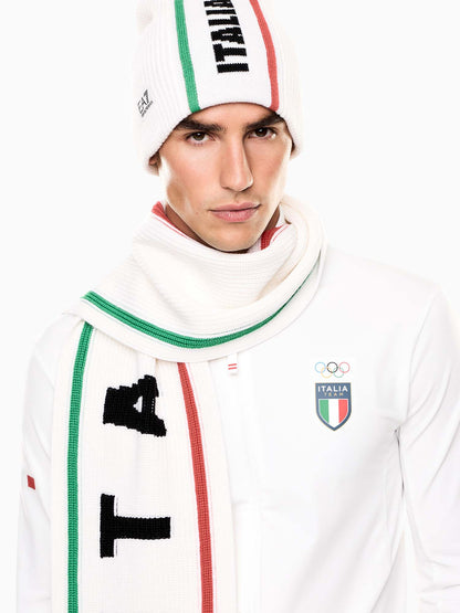 CAPPELLO ITALIA TEAM OLIMPIC EA7 EMPORIO ARMANI UNISEX ADULTO BIANCO