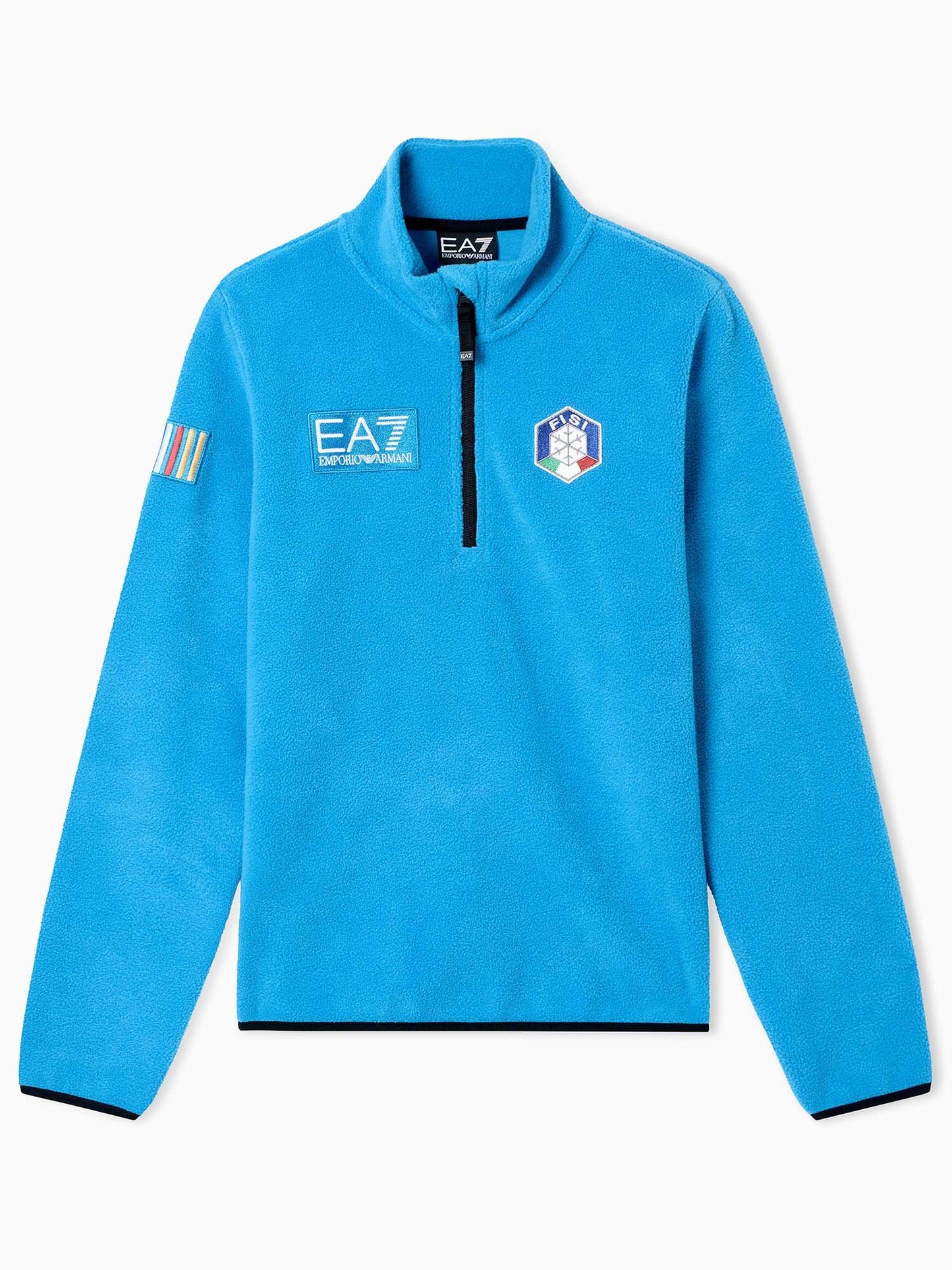 PILE TECNICO FISI EA7 EMPORIO ARMANI DA UOMO AZZURRO