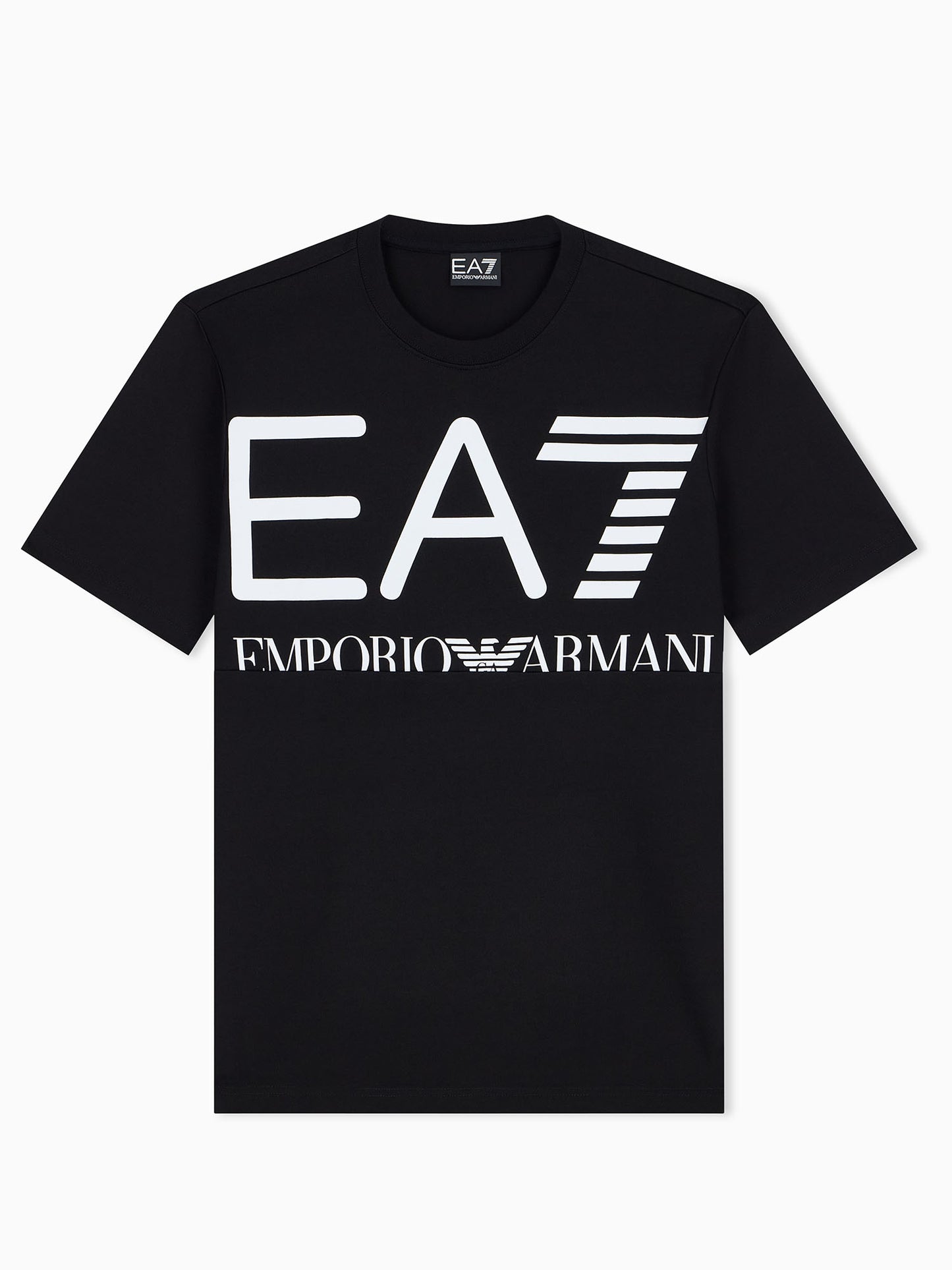Ea7 Emporio Armani Train Logo Serie, t-shirt maniche corte da uomo nero