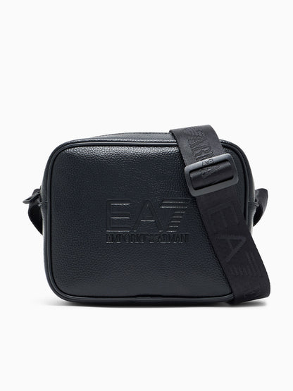 Ea7 Emporio Armani Train Crossbody, borsa da donna nera