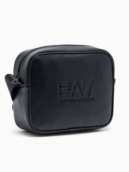 Ea7 Emporio Armani Train Crossbody, borsa da donna nera