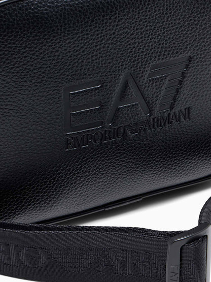 Ea7 Emporio Armani Train Crossbody, borsa da donna nera